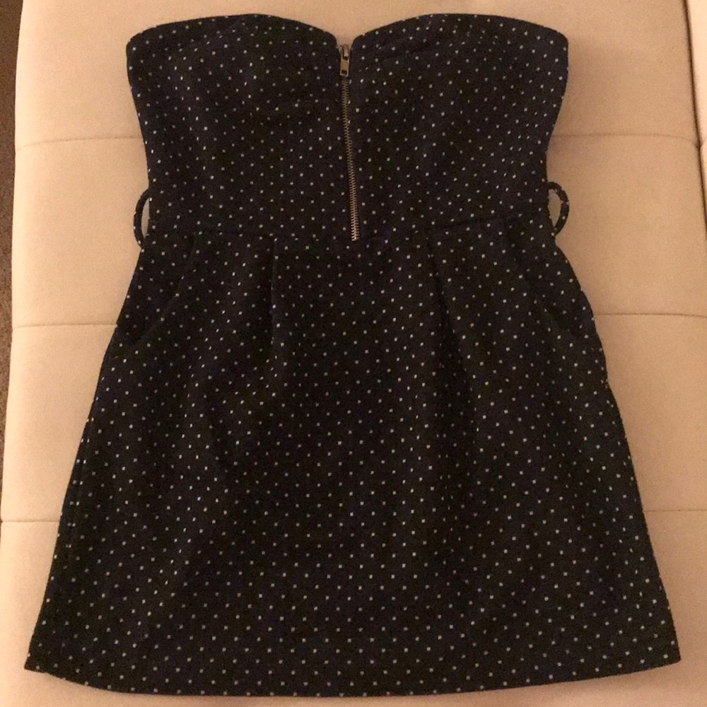 Black and white squares tunic
